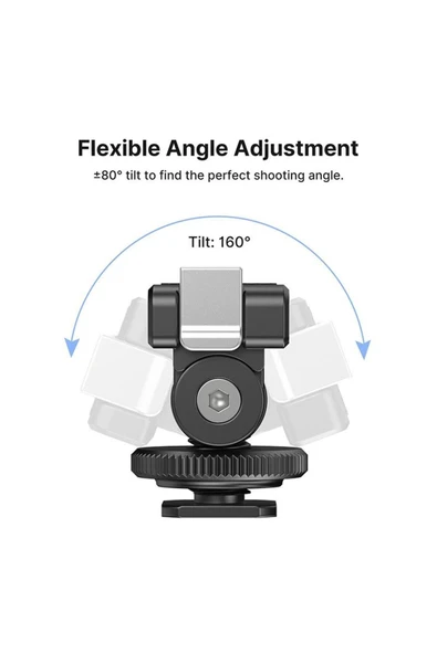 Ca22 Djı Osmo Action 3/4 Için Cold Shoe Adaptörü - 6