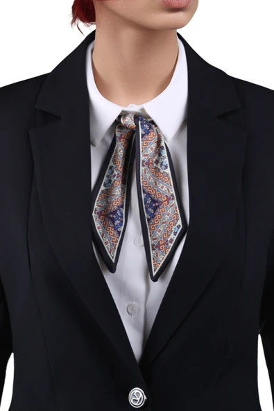 Walkenzo Etnik Desenli Özel Tasarım Çanta Bileklik Saç Çok Amaçlı Kadın Kelebek Fular ürün görseli 1