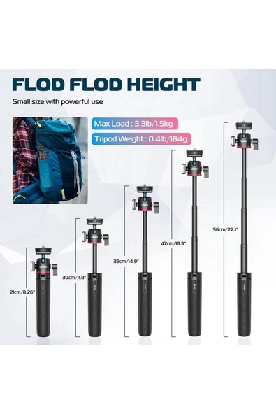 Mt-73 Mini Selfie 55cm Tripod T048gbb1 - 8