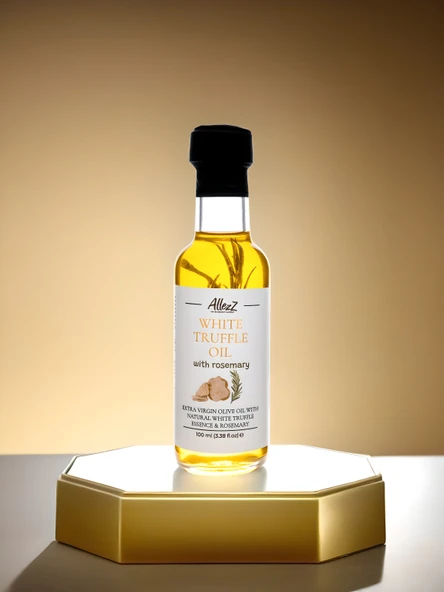 Biberiyeli Beyaz Trüflü Natürel Sızma Zeytinyağı