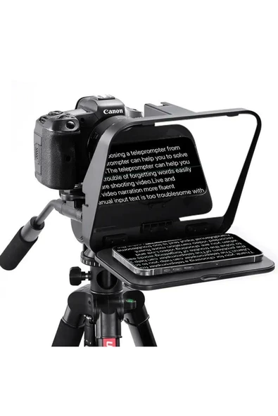 RT02 Tabletler ve Akıllı Telefonlar İçin Uzaktan Kumandalı Universal Teleprompter - 1