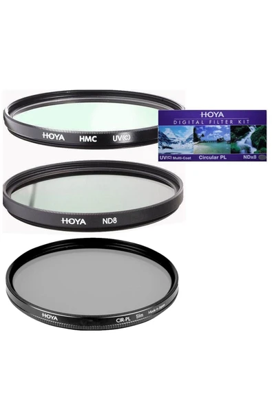 67mm Digital Filter Kit II UV, CircularPL, ND Filtre Seti - 3
