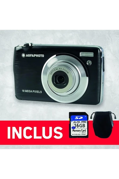 Agfa Photo Realishot Dc8200 Fotoğraf Makinesi Siyah - Resim 3