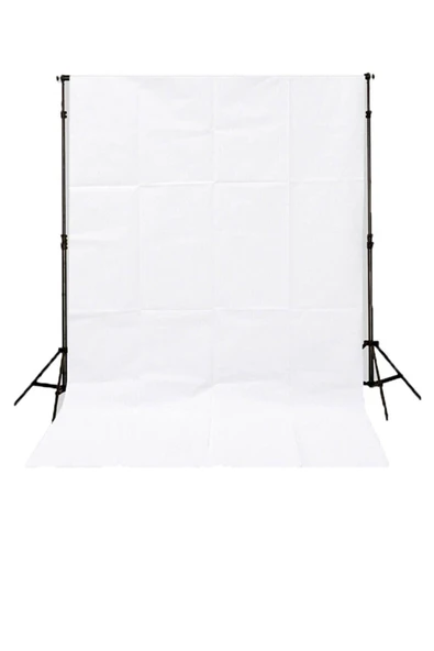 White Screen-beyaz Fon Perde Pamuk(2X3M) Fon Standı