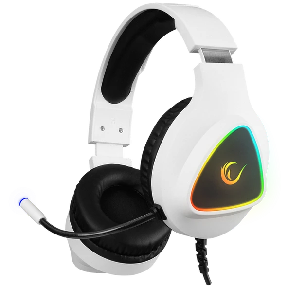 RAMPAGE M7 MONCHER BEYAZ RGB LED USB 7.1 GAMING MİKROFONLU OYUNCU KULAKLIĞI RAMPAGE