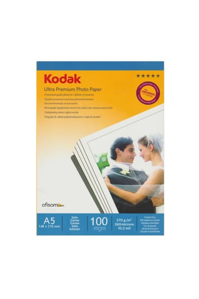 Ultra Premium Satin,mat 15x21 270gr/m² Fotoğraf Kağıdı 100 Yaprak