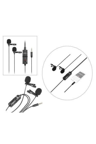 By-m1dm Ikili, Kablolu Yaka Mikrofonu ürün görseli 1