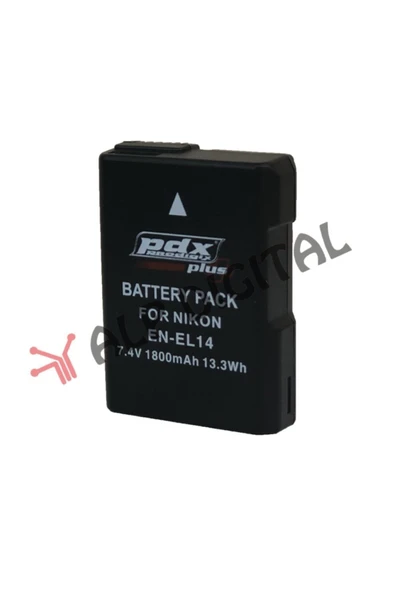Nikon En-el14 Batarya Pil - 1800mah D5200, D5100, D3500 - 3