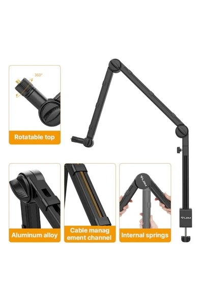 Ls24 Çok Amaçlı Ayarlanabilir Kamera Ve Mikrofon Masa Standı - 8