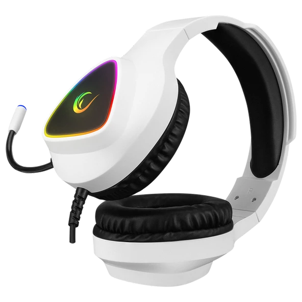 RAMPAGE M7 MONCHER BEYAZ RGB LED USB 7.1 GAMING MİKROFONLU OYUNCU KULAKLIĞI RAMPAGE - 4