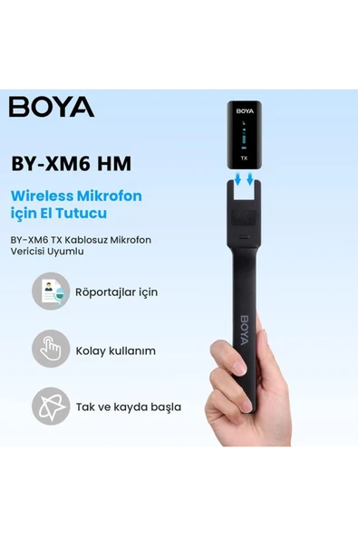 By-xm6 Hm Elde Taşınabilir Kablosuz Mikrofon Tutucu - 8