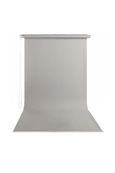 Stüdyo Teknik 190cm X 400cm Sonsuz Gri Fon Perdesi Seti