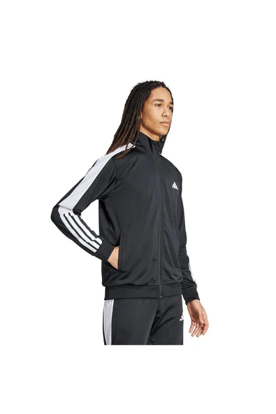 adidas Erkek  Siyah  Ceket M 3S TR CB TT JL8596 - 4