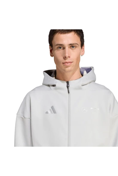 adidas Gri Erkek   Ceket MER SIL FZ HD M JW3473 - 6