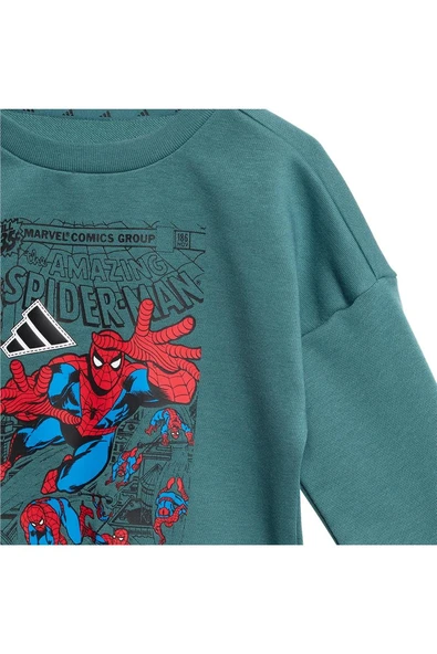 adidas Bebek  Yeşil  Eşofman I MRVL SM JOG JL9179 - Resim 3