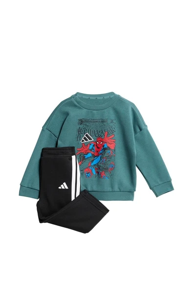 adidas Bebek  Yeşil  Eşofman I MRVL SM JOG JL9179 - Resim 2