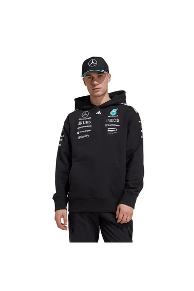 adidas Siyah Erkek   Sweatshirt MER TM HOOD M JW5385 - 2