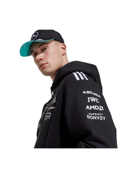 adidas Siyah Erkek   Sweatshirt MER TM HOOD M JW5385 - 6