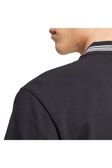 adidas Erkek  Siyah  Polo T LOOSE POLO JW5897 - Resim 6