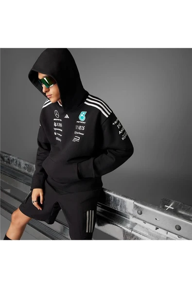 adidas Siyah Erkek   Sweatshirt MER TM HOOD M JW5385 - 8
