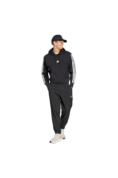 adidas Erkek   Sweatshirt M 3S FT HD JD1874 - 5