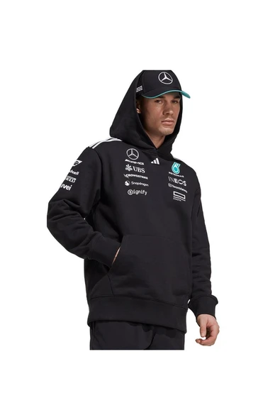 adidas Siyah Erkek   Sweatshirt MER TM HOOD M JW5385 - 4