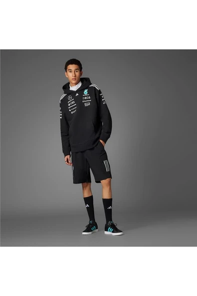 adidas Siyah Erkek   Sweatshirt MER TM HOOD M JW5385 - 12