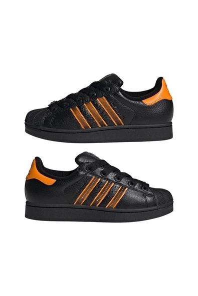 adidas Siyah Kadın   Sneaker SUPERSTAR II W JQ6469 - Resim 10