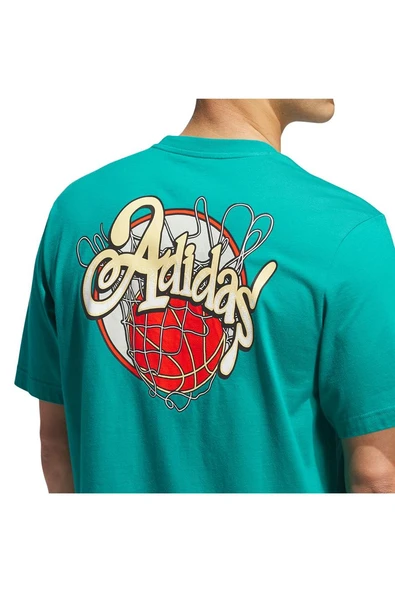 adidas Erkek   T-shirt NOVELTY TEE 2 JX1743 - Resim 7