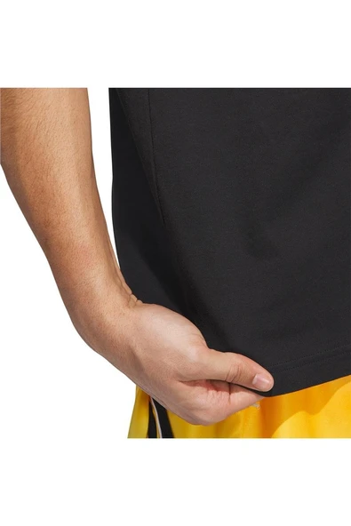 adidas Siyah Erkek   T-shirt FDN HBR TEE 2 JV8420 - Resim 7