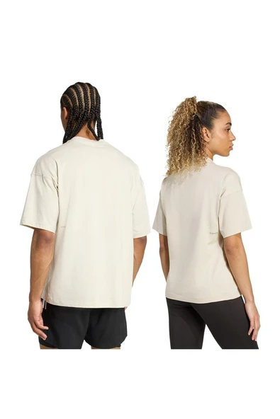 adidas Bej Erkek   T-shirt ADI365 HK T UF JM4246 - Resim 7