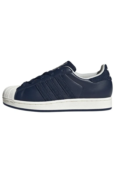 adidas Mavi Kadın   Sneaker SUPERSTAR II W JS4033 - Resim 12