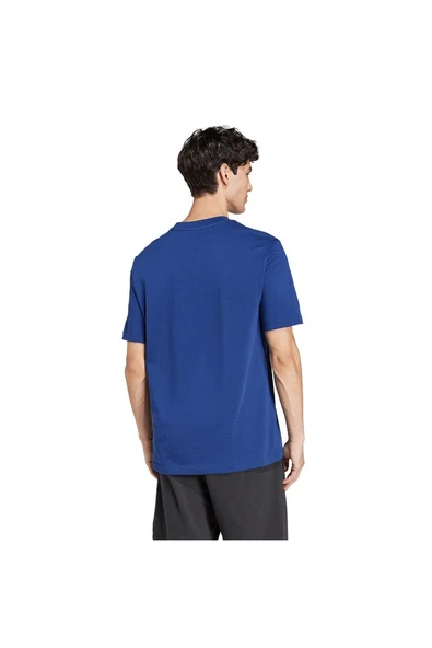 adidas Erkek  Mavi  T-shirt M SL SJ T JF1093 - Resim 3