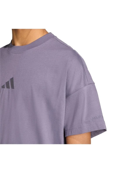 adidas Erkek  Mor  T-shirt M A SZN T JX5086 - 6