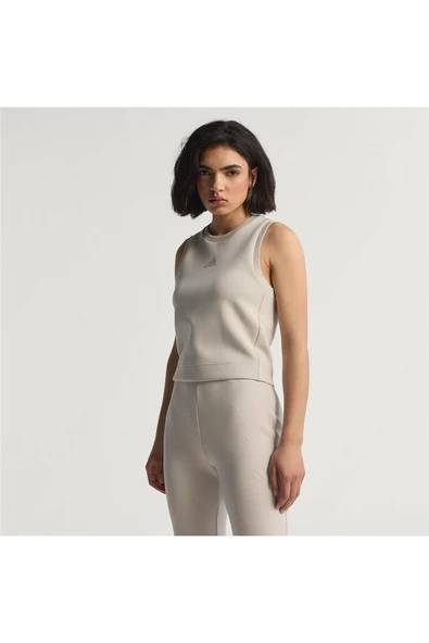 adidas Bej Kadın   Atlet W ALL SZN SL TK JV9867 - Resim 10