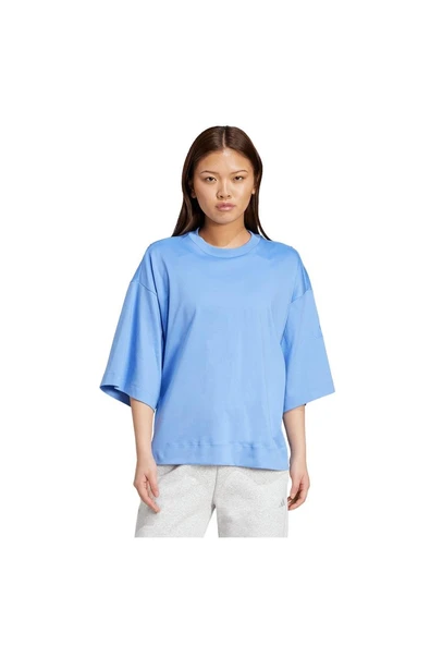 adidas Mavi Kadın   T-shirt W ALL SZN SL T JV9890 - 2