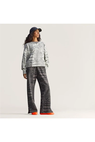 adidas Kadın  Bej  Sweatshirt aSMC LOOSE SS P JW4648 - Resim 3