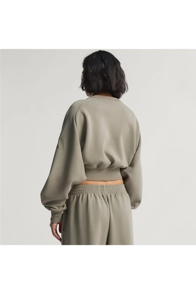 adidas Yeşil Kadın   Sweatshirt W ALL SZN SL SW JW5070 - Resim 9