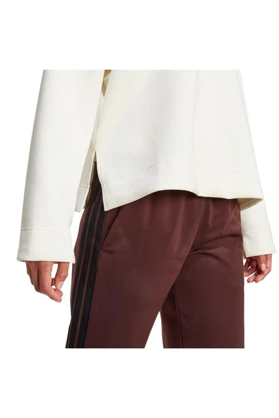 adidas Beyaz Kadın   Sweatshirt W ALL SZN SL QZ JV9907 - Resim 5