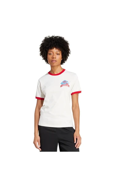 adidas Beyaz Kadın   T-shirt LIONS TEE JW0222 - 2