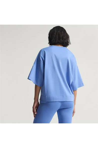 adidas Mavi Kadın   T-shirt W ALL SZN SL T JV9890 - 9