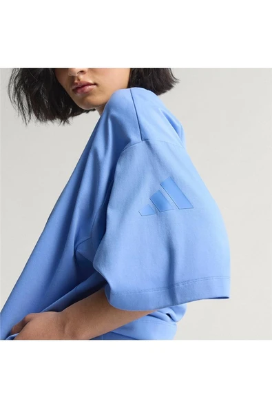 adidas Mavi Kadın   T-shirt W ALL SZN SL T JV9890 - 10