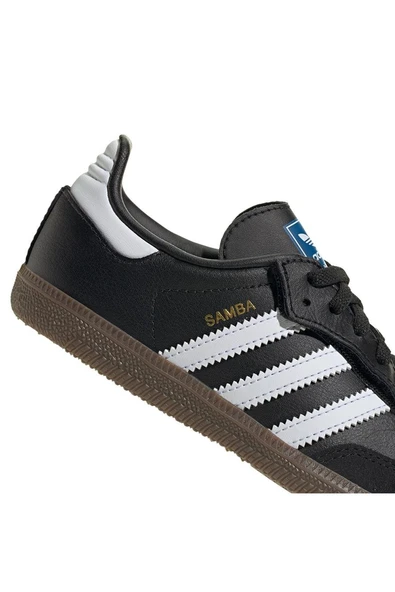 adidas Unisex Çocuk  Siyah  Sneaker SAMBA OG CF EL C JQ6390 - Resim 9
