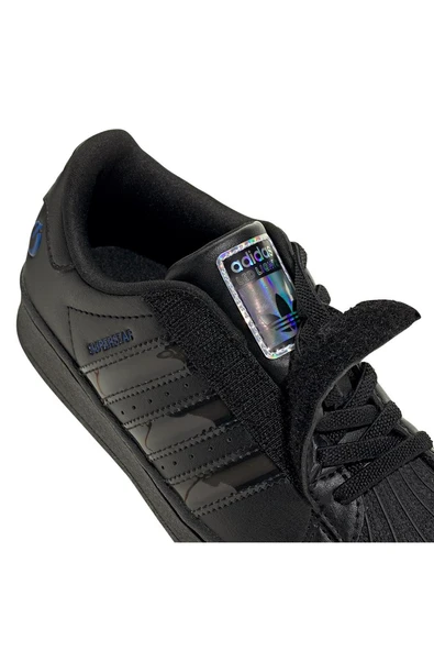 adidas Unisex Çocuk   Sneaker SUPERSTAR LED LIGHTS CF EL C JS1291 - Resim 9