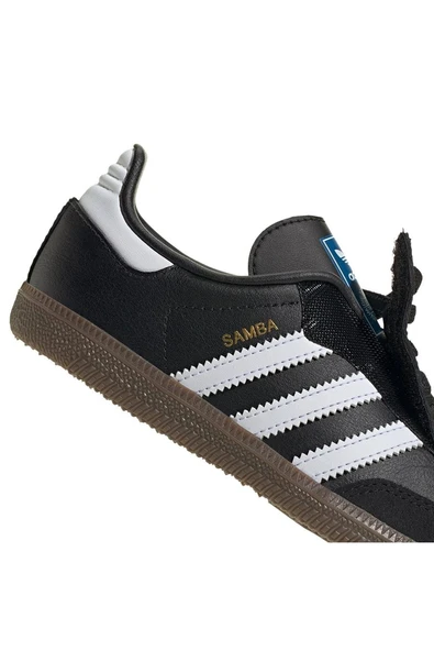 adidas Unisex Çocuk  Siyah  Sneaker SAMBA OG CF EL C JQ6390 - Resim 10