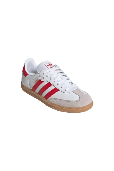 adidas Beyaz Unisex Çocuk   Sneaker SAMBA OG J JQ2833 - Resim 6