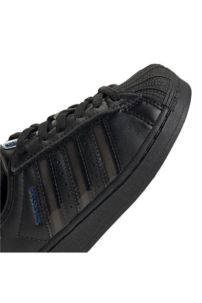 adidas Unisex Çocuk   Sneaker SUPERSTAR LED LIGHTS CF EL C JS1291 - Resim 10