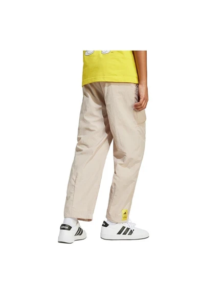 adidas Bej Unisex Çocuk   Eşofman Altı J SIM PNT JL9182 - Resim 3