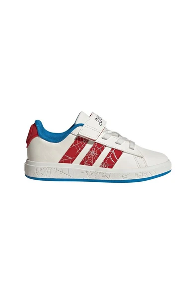 adidas Beyaz Unisex Çocuk   Yürüyüş Ayakkabısı GRAND COURT SPIDER-MAN EL K JS0778 ürün görseli 1
