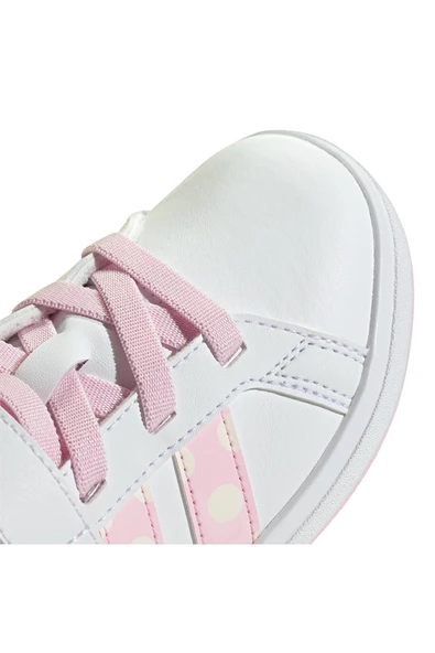 adidas Beyaz Unisex Çocuk   Yürüyüş Ayakkabısı GRAND COURT MINNIE EL K JR8134 - Resim 9